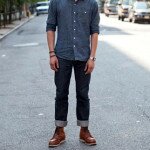 chambray-look