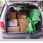 van loaded up